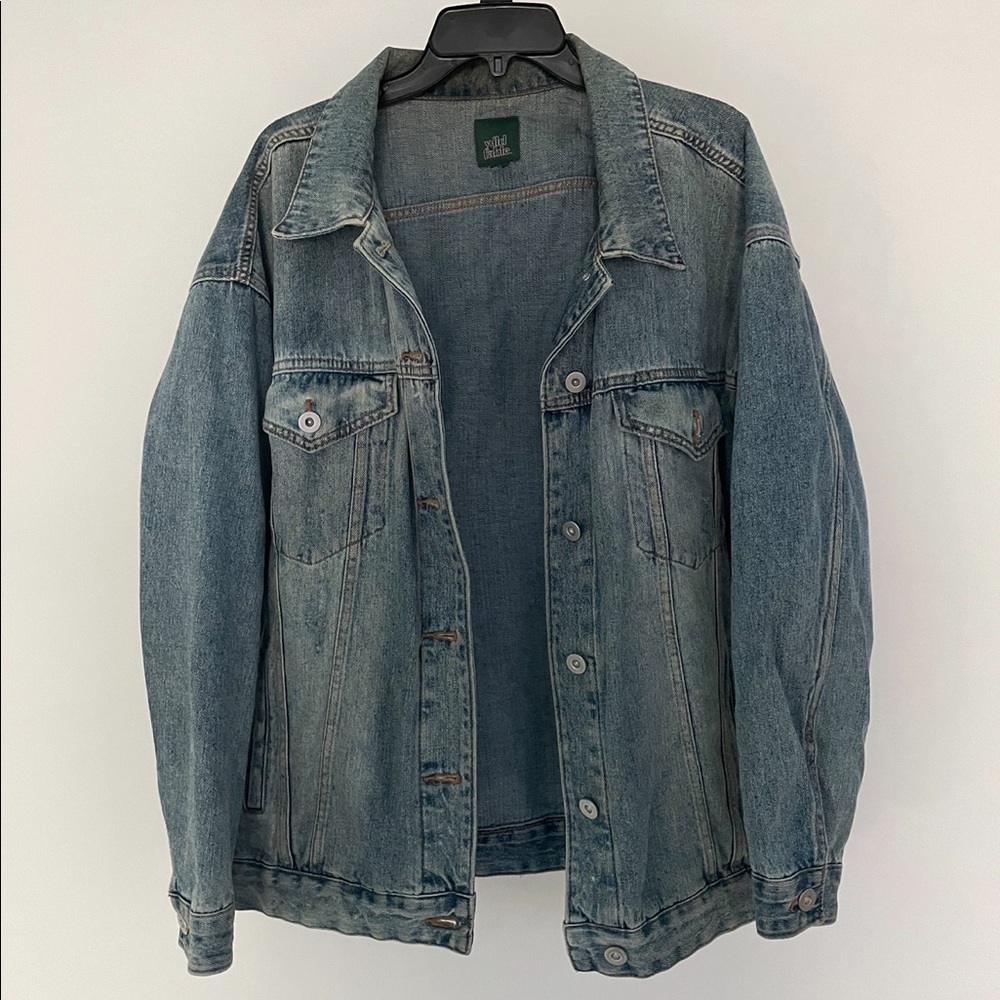 oversized denim jacket